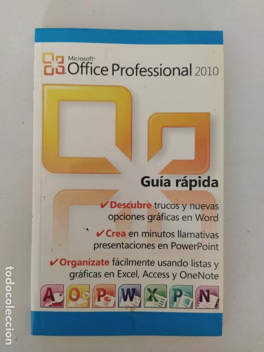 Libros de segunda mano: GUIA RAPIDA MICROSOFT OFFICE PROFESSIONAL 2010 (E3) - Foto 1