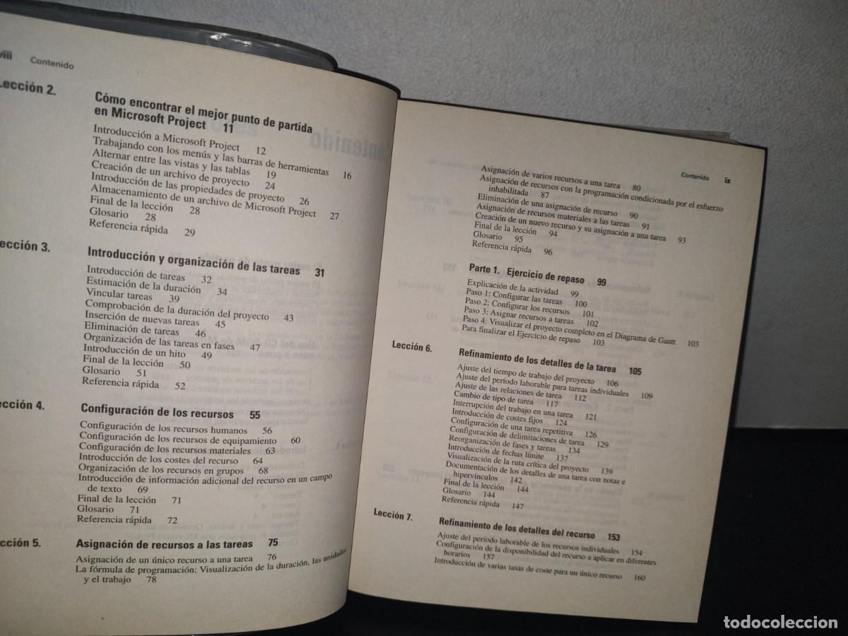 Libros de segunda mano: 132- MICROSOFT PROJECT 2000 PASO A PASO - CARL S. CHATFIELD PMP, TIMOTHY D. JOHNSON - Foto 8