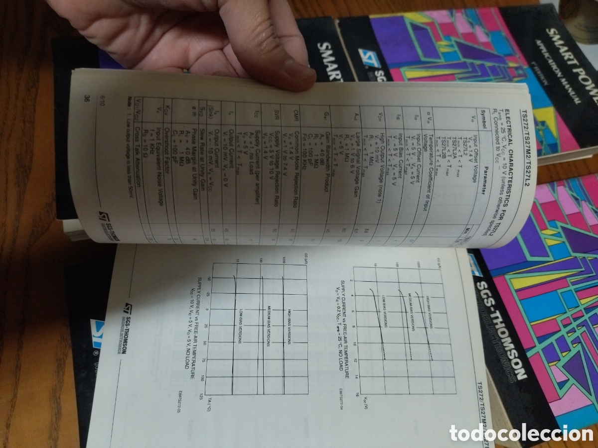 Libros de segunda mano: Sgs thomson . Microelectronics. Smart power, CMOS linear, manual,memory, data, - Foto 6