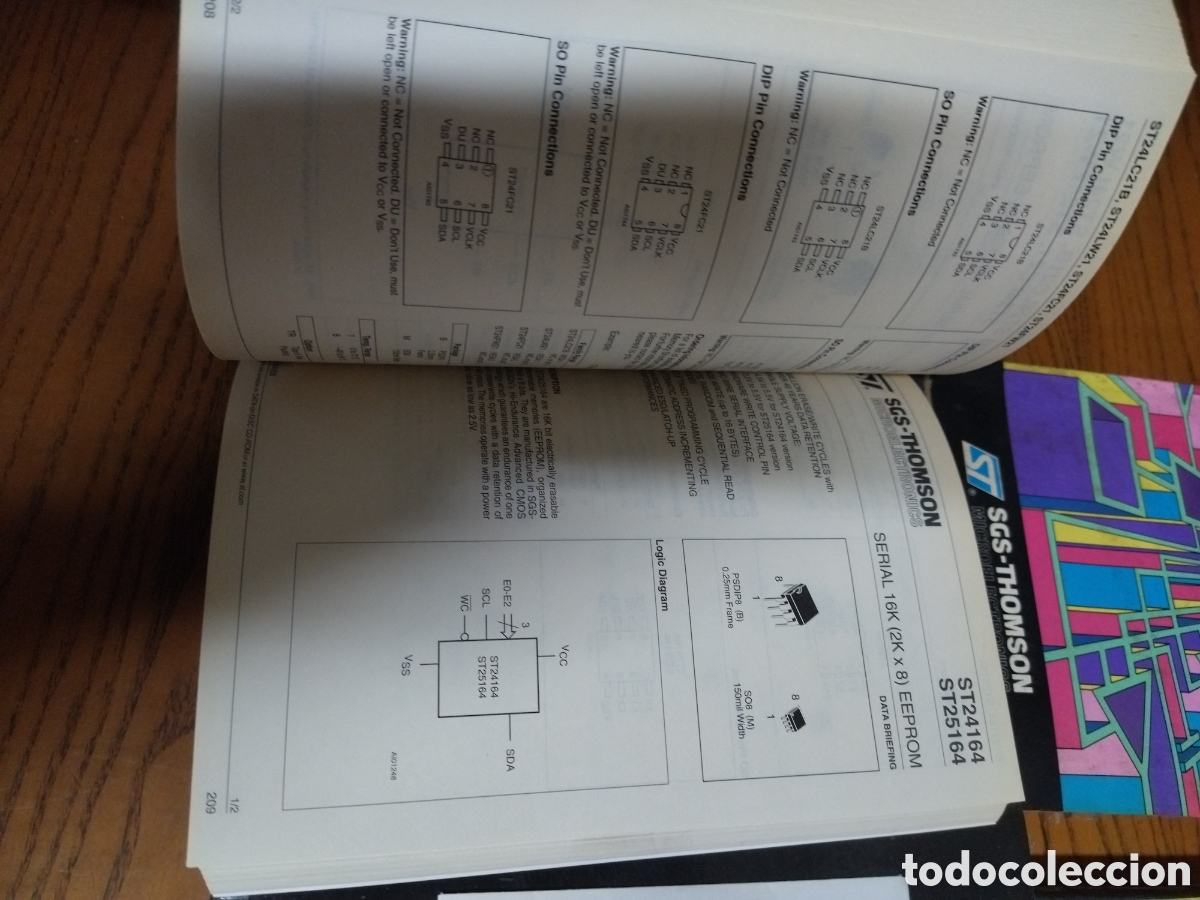 Libros de segunda mano: Sgs thomson . Microelectronics. Smart power, CMOS linear, manual,memory, data, - Foto 8