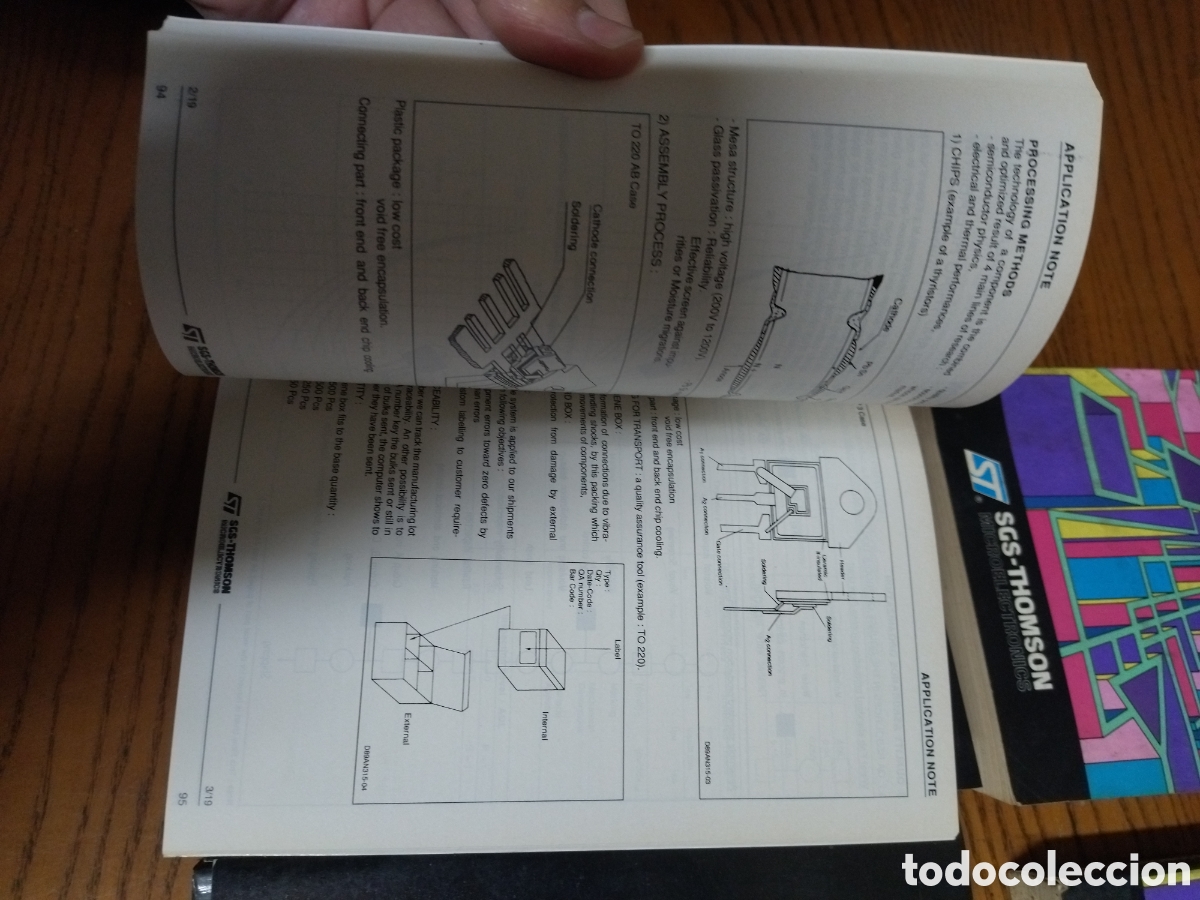 Libros de segunda mano: Sgs thomson . Microelectronics. Smart power, CMOS linear, manual,memory, data, - Foto 9