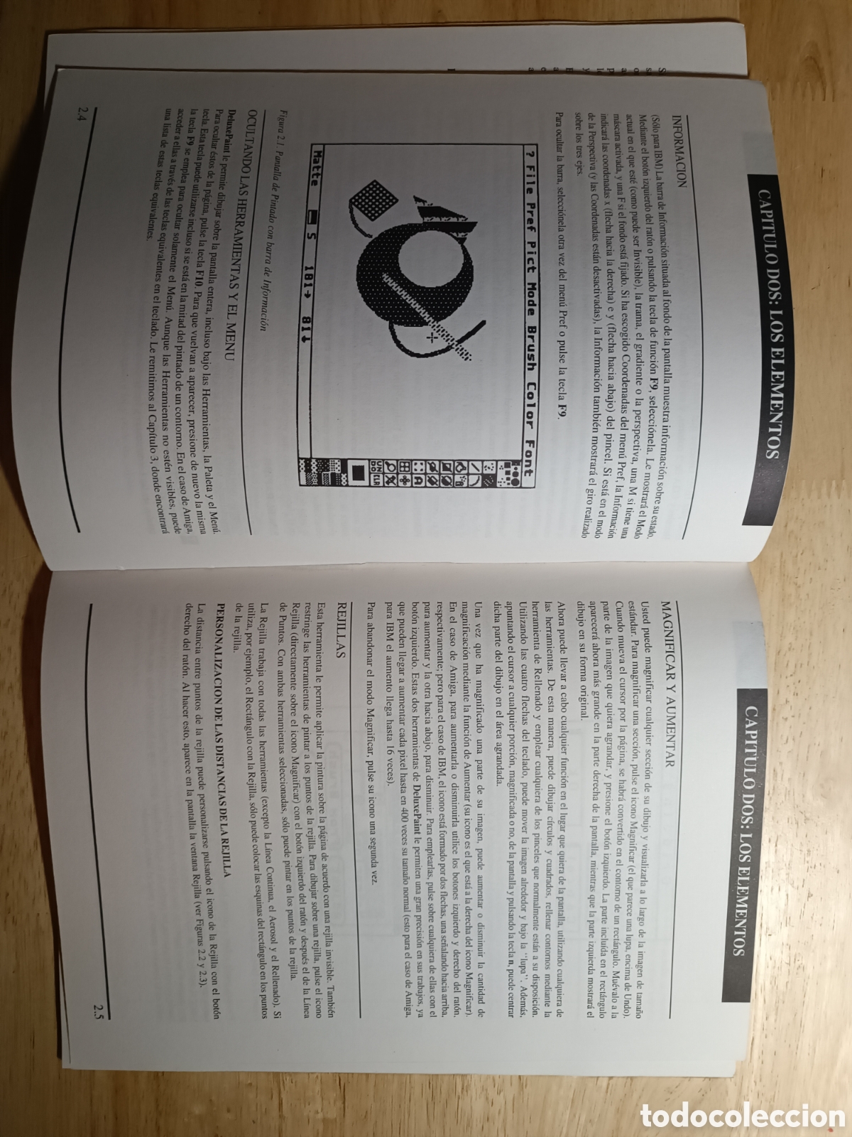 Libros de segunda mano: Manual de usuario Deluxe Paint II - Foto 3