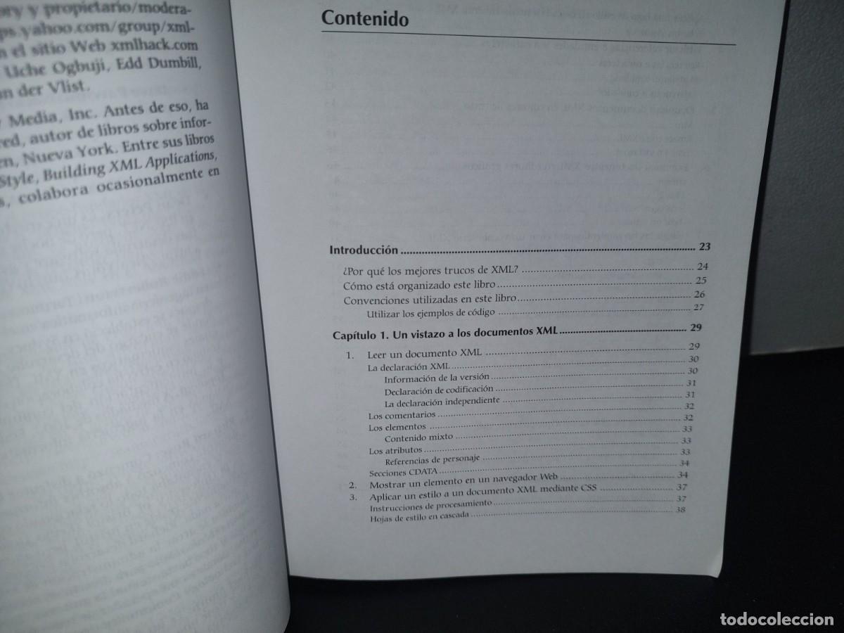 Libros de segunda mano: 86- XML. LOS MEJORES TRUCOS - MICHAEL FITZGERALD - Foto 6