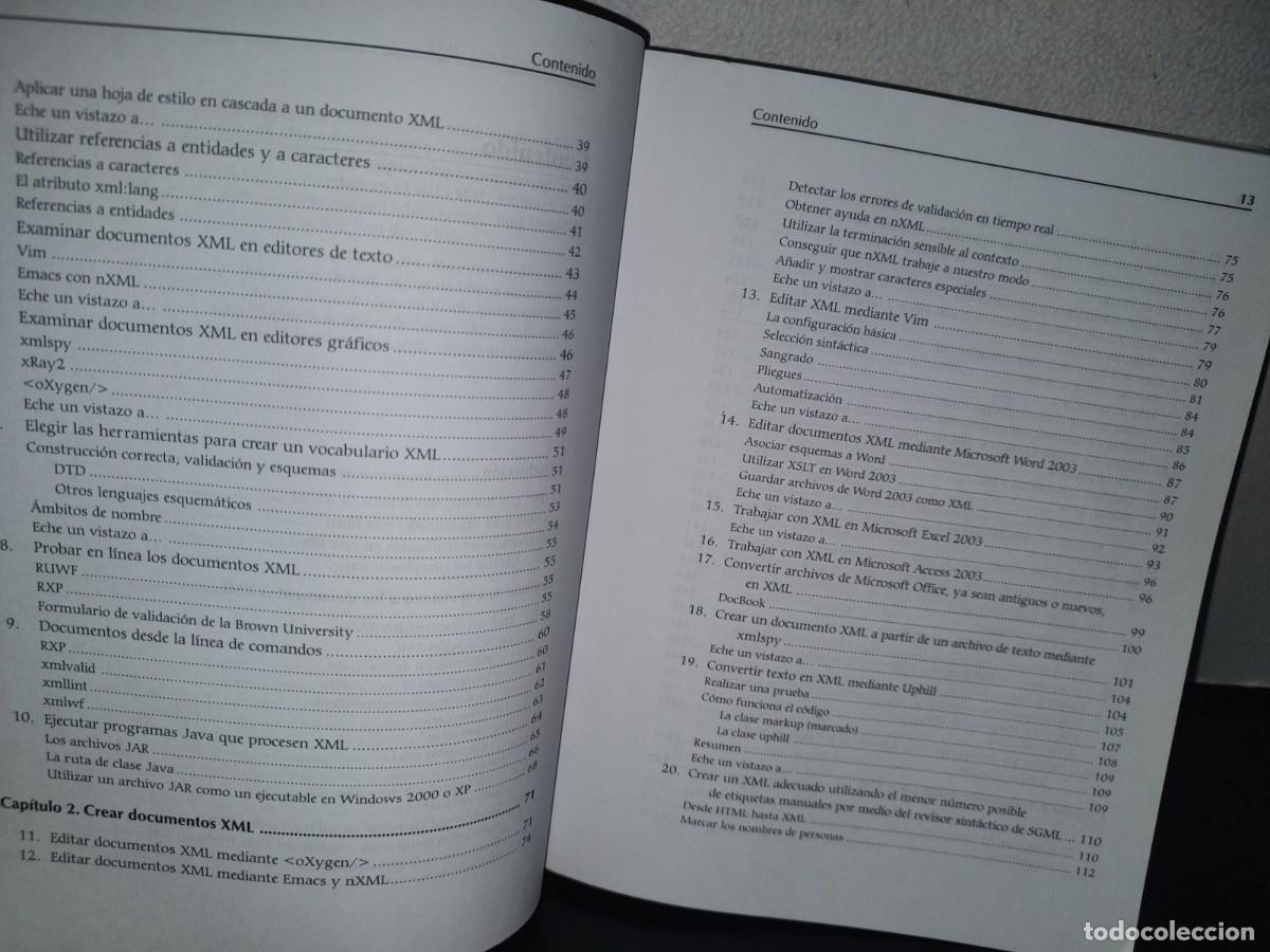Libros de segunda mano: 86- XML. LOS MEJORES TRUCOS - MICHAEL FITZGERALD - Foto 7