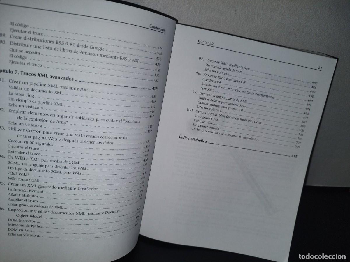 Libros de segunda mano: 86- XML. LOS MEJORES TRUCOS - MICHAEL FITZGERALD - Foto 11