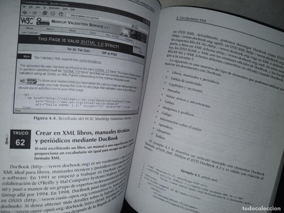 Libros de segunda mano: 86- XML. LOS MEJORES TRUCOS - MICHAEL FITZGERALD - Foto 12