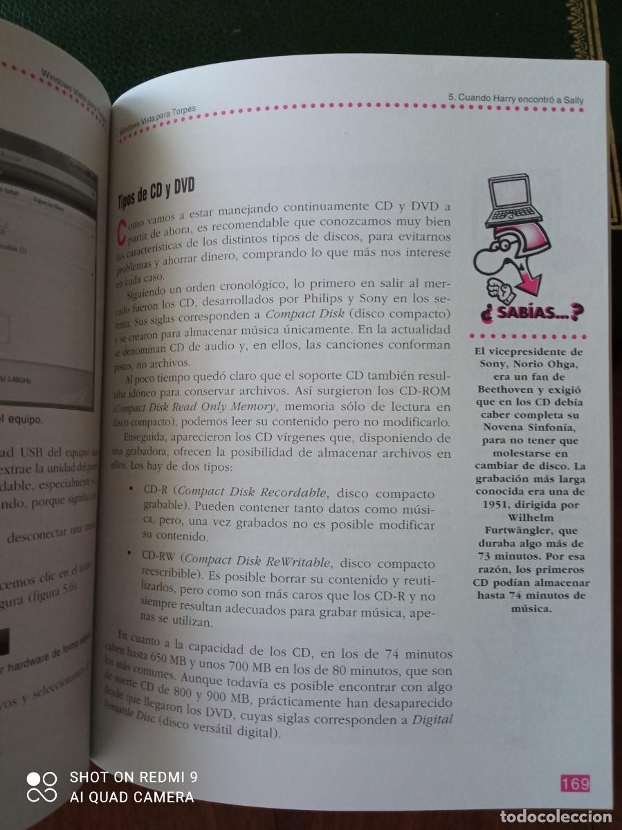 Libros de segunda mano: INFORM&Aacute;TICA PARA TORPES. MOCROSOFT WINDOWS VISTA. ANAYA - Foto 2