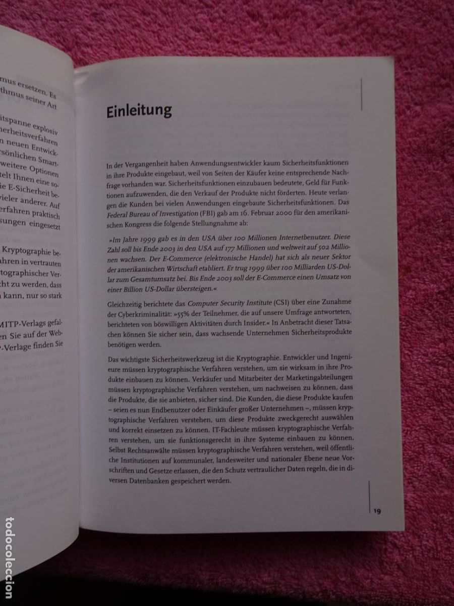 Libros de segunda mano: kryptographie rsa securitys official guide steven burnett 2001 auf cd-rom 1&ordf; edici&oacute;n - Foto 4