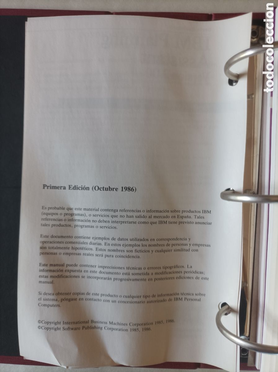 Libros de segunda mano: IBM - GU&Iacute;A DE OPERACI&Oacute;N. Serie Assistant. PERSONAL COMPUTER PORT&Aacute;TIL - Foto 7