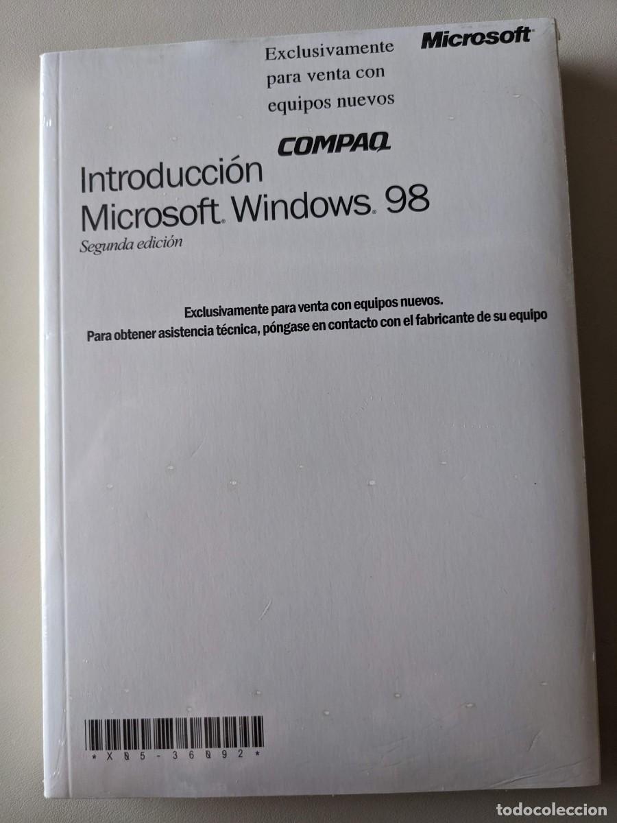 Libros de segunda mano: INTRODUCCION MICROSOFT WINDOWS 98 - COMPAQ - NUEVO A ESTRENAR CON CD-ROM - Foto 1