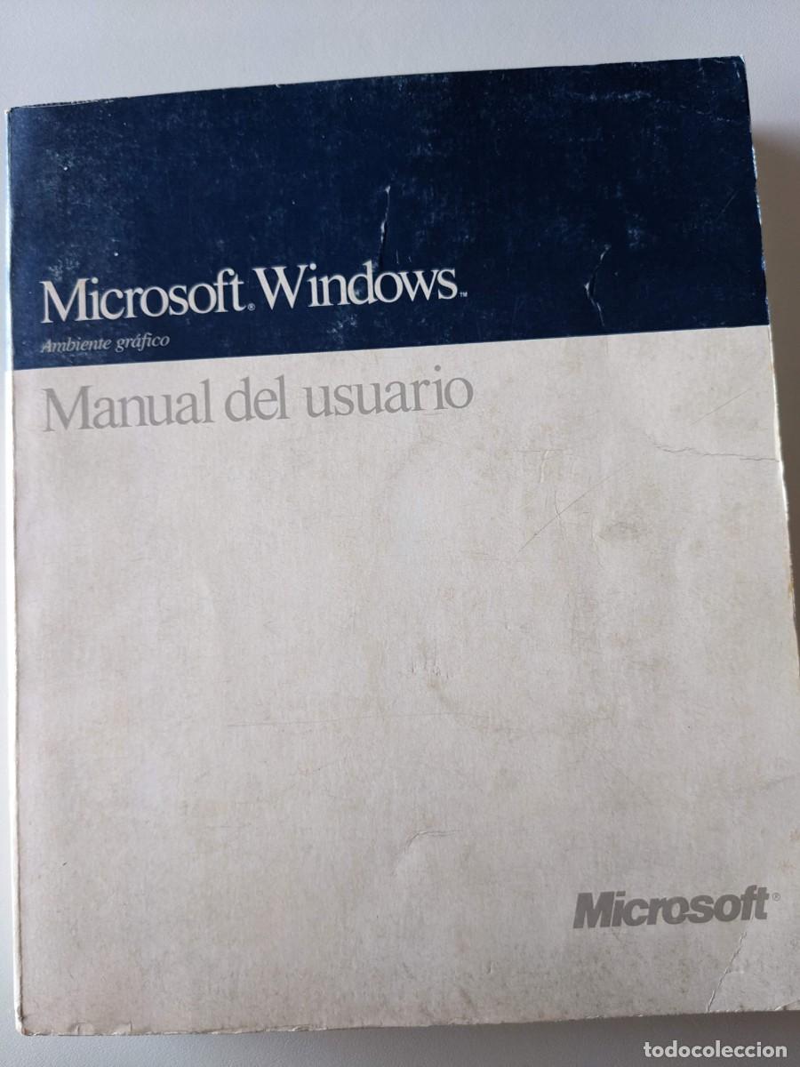 Libros de segunda mano: MICROSOFT WINDOWS AMBIENTE GRAFICO MANUAL DEL USUARIO - Foto 1