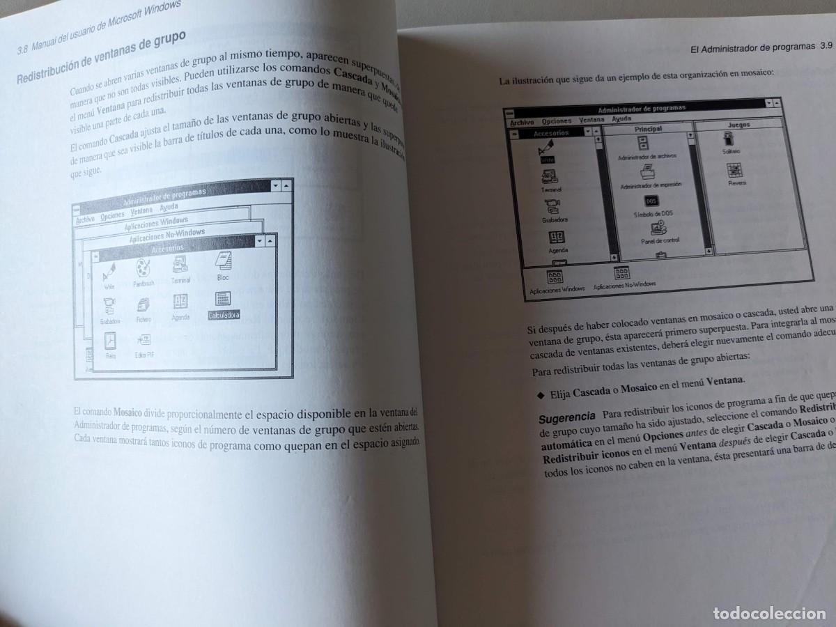 Libros de segunda mano: MICROSOFT WINDOWS AMBIENTE GRAFICO MANUAL DEL USUARIO - Foto 2