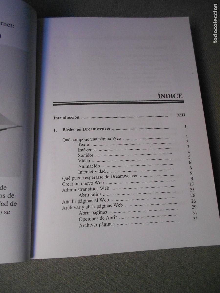 Libros de segunda mano: MACROMEDIA. DREAMWEAVER 8 - Foto 4
