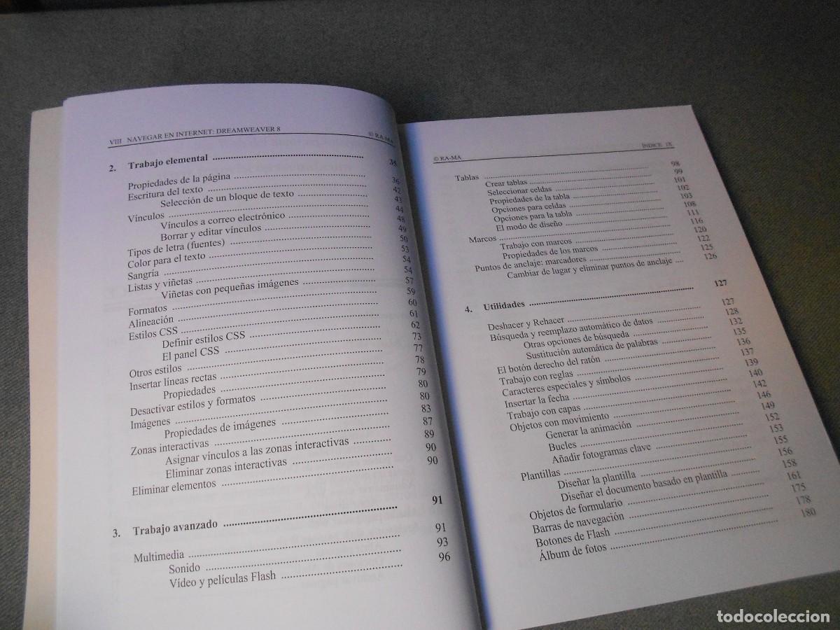 Libros de segunda mano: MACROMEDIA. DREAMWEAVER 8 - Foto 5