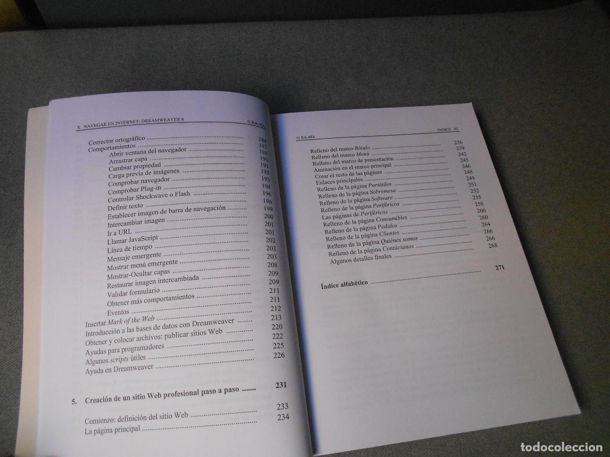 Libros de segunda mano: MACROMEDIA. DREAMWEAVER 8 - Foto 6
