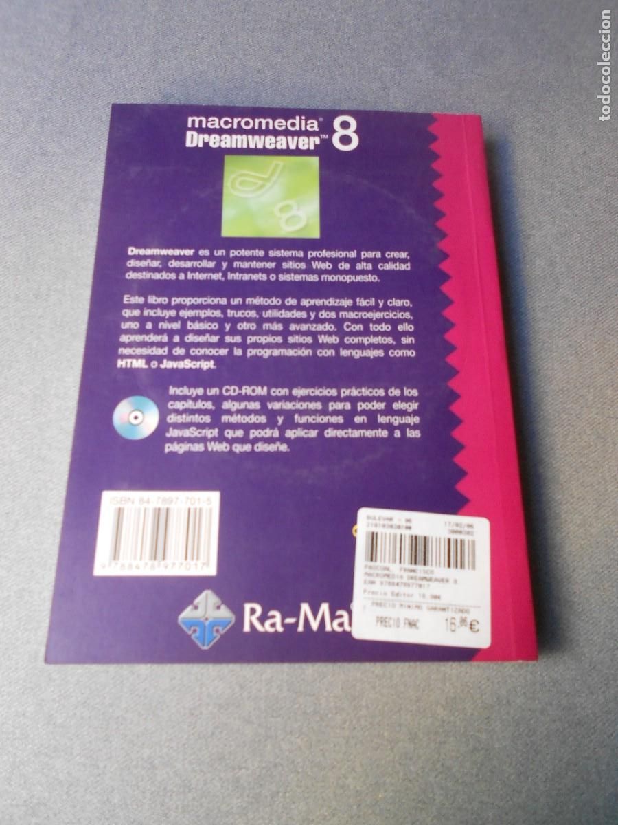 Libros de segunda mano: MACROMEDIA. DREAMWEAVER 8 - Foto 8