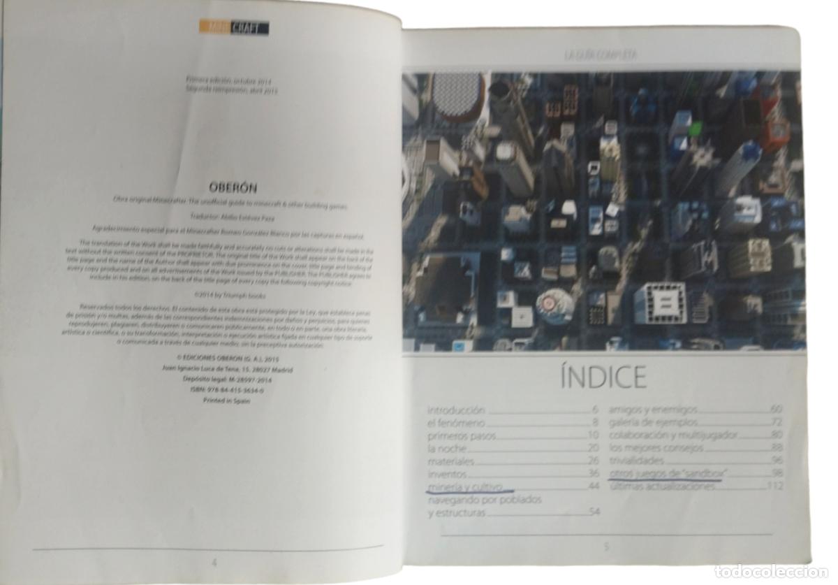 Libros de segunda mano: MINE CRAFT - LA GUIA COMPLETA / OBERON 2015. - Foto 5