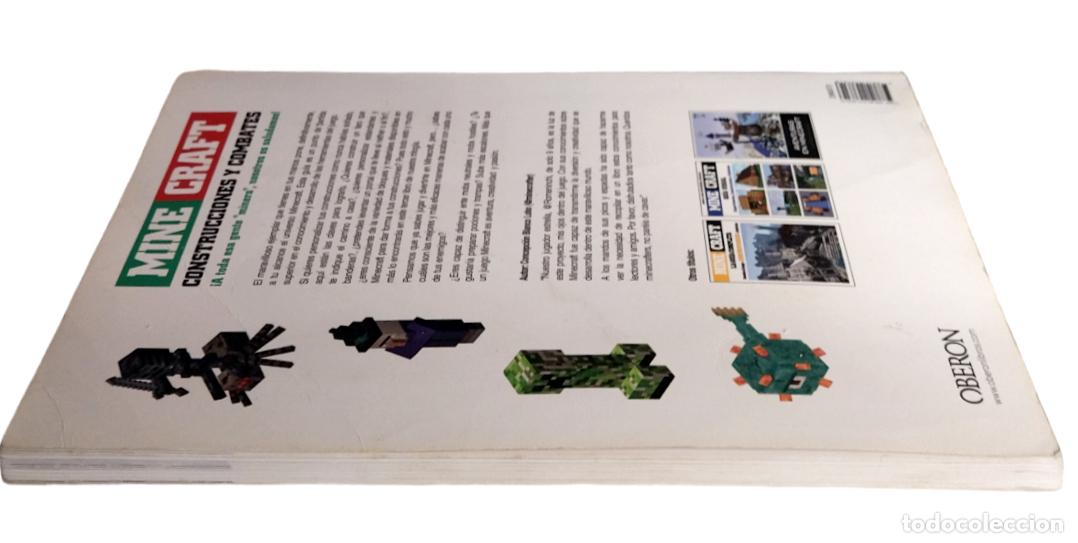 Libros de segunda mano: MINE CRAFT - CONSTRUCCIONES Y COMBATES / CONCEPCI&Oacute;N BLANCO. OBERON 2015. - Foto 2