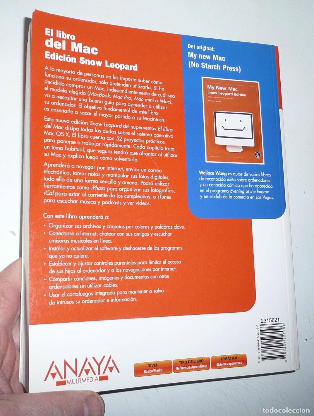 Libros de segunda mano: El libro del Mac. Edici&oacute;n Snow Leopard - Wallace Wang (Anaya Multimedia, 2009) - Foto 3