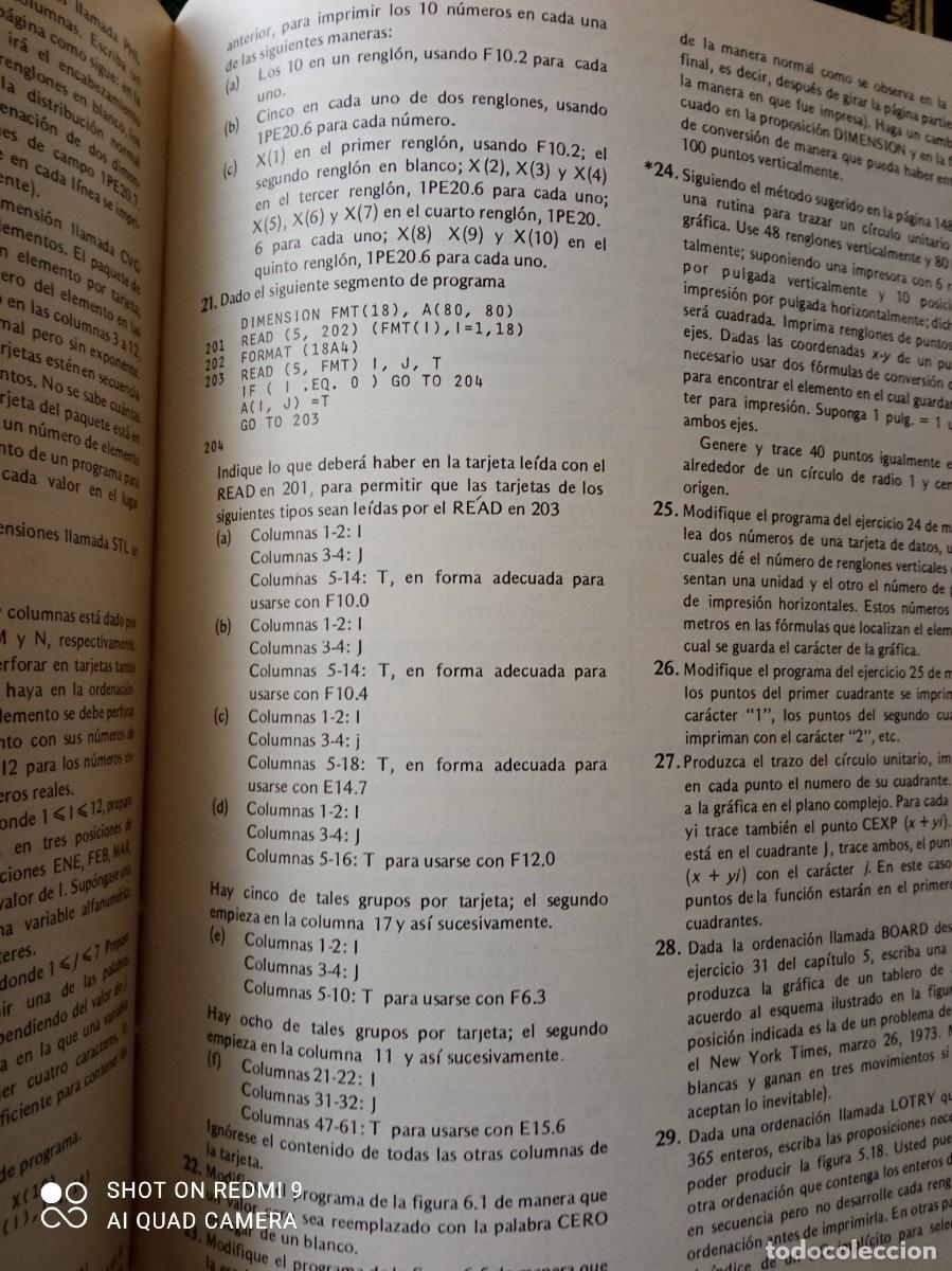 Libros de segunda mano: PROGRAMACION FORTRAN IV - Foto 2