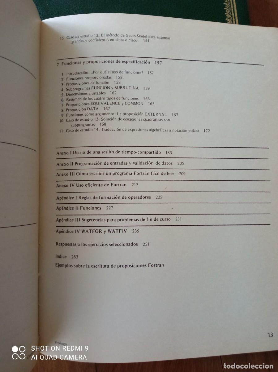 Libros de segunda mano: PROGRAMACION FORTRAN IV - Foto 3