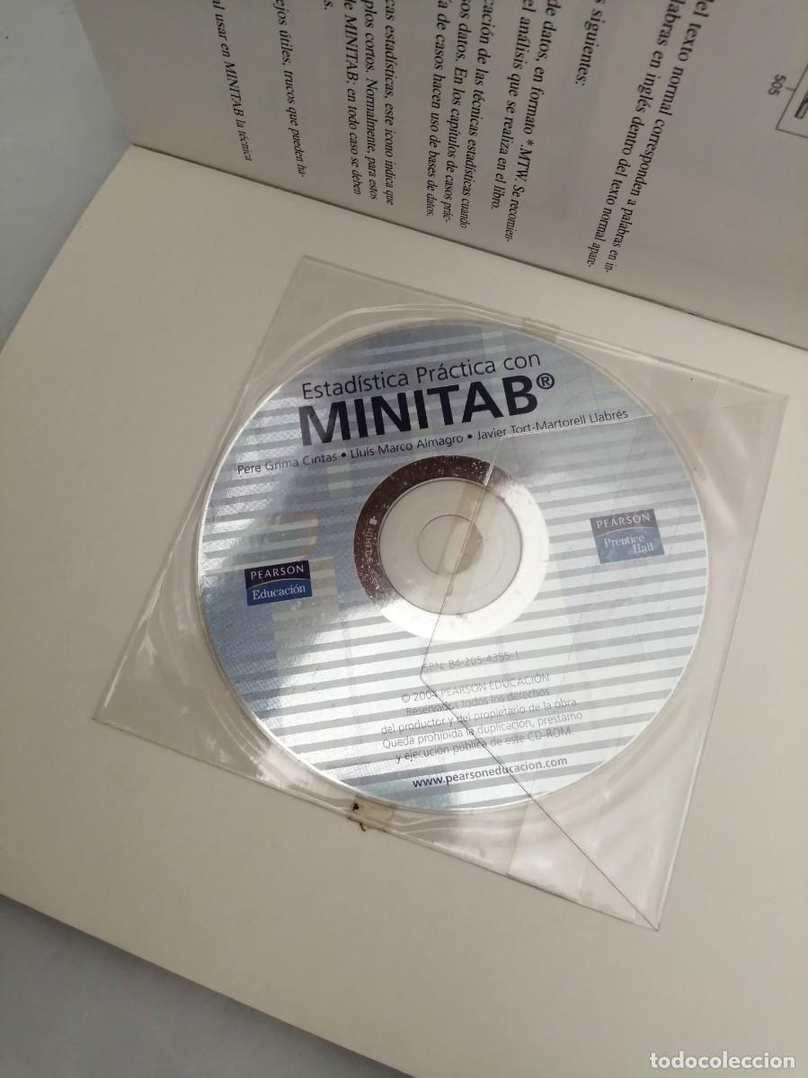 Libros de segunda mano: Estad&iacute;stica Pr&aacute;ctica con MINITAB (Incluye CD) - Foto 3