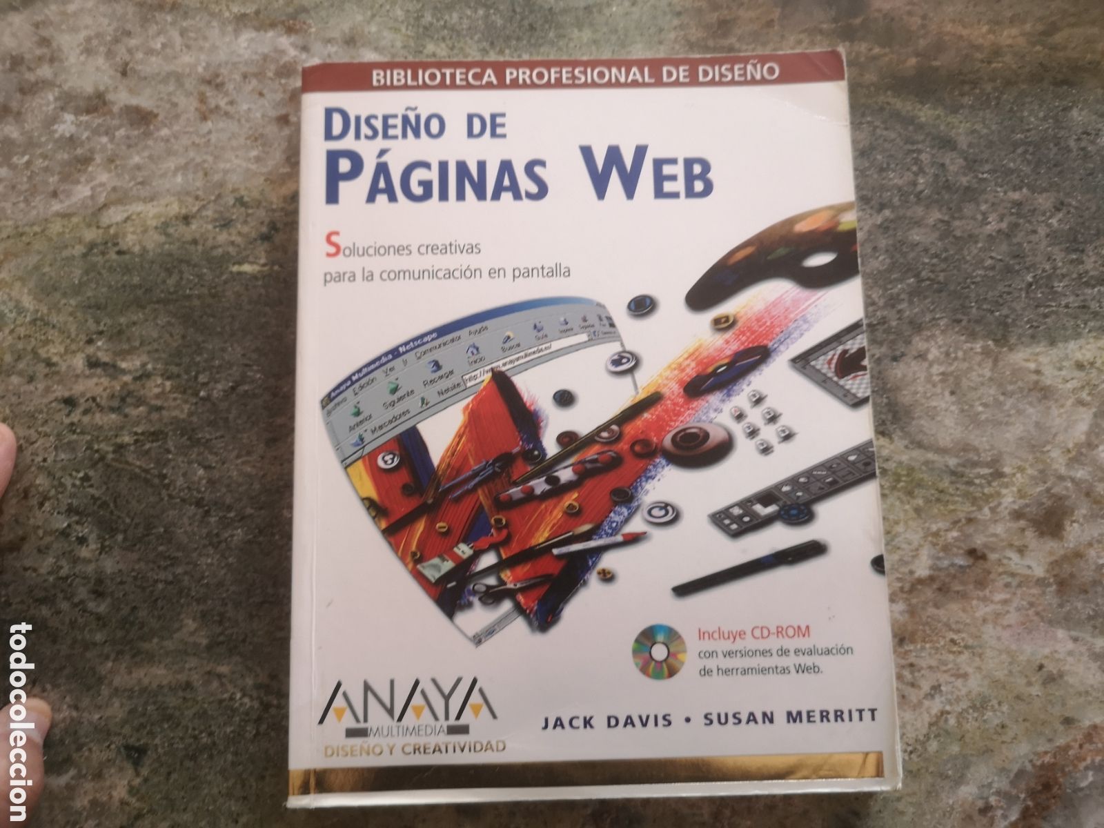 Libros de segunda mano: 3 libros de dise&ntilde;o p&aacute;ginas web, lenguaje dhtml y css de anaya - Foto 7