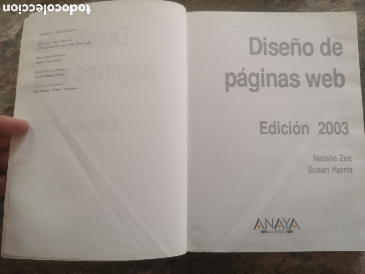 Libros de segunda mano: 3 libros de dise&ntilde;o p&aacute;ginas web, lenguaje dhtml y css de anaya - Foto 13