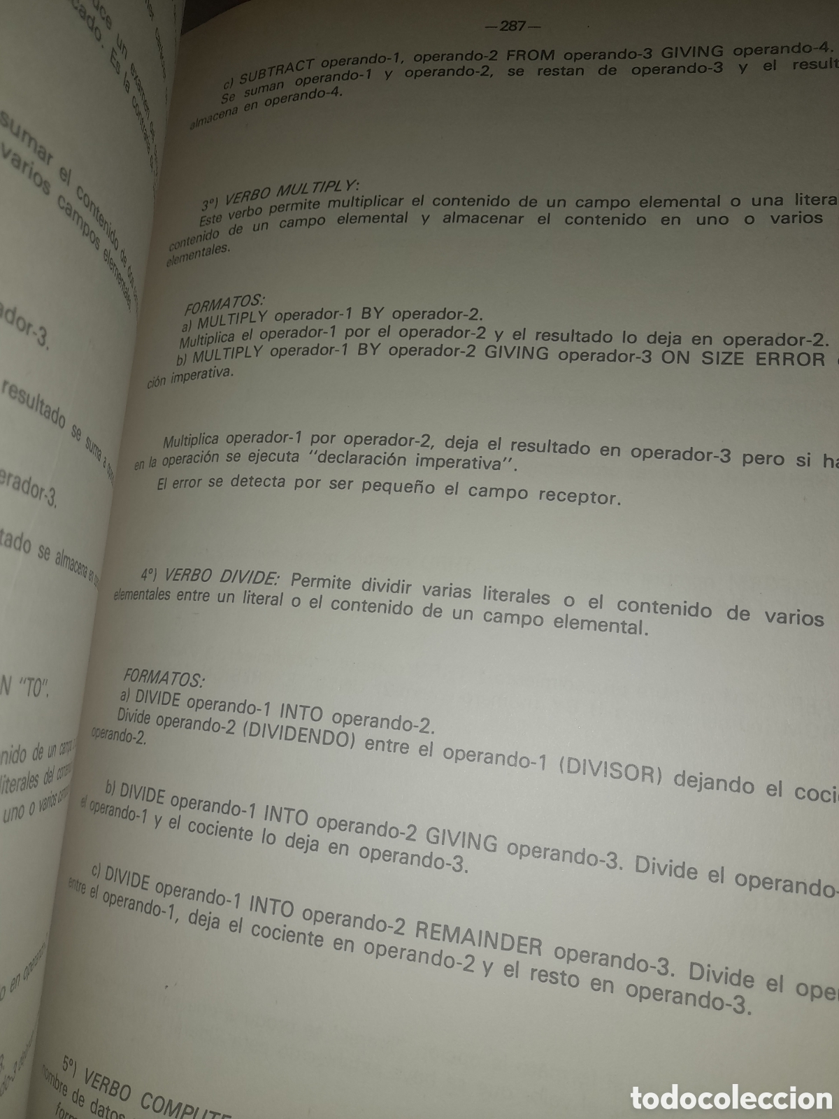 Libros de segunda mano: LIBRO EJERCICIOS TENFOR DIVISION INFORMATICA PROGRAMADOR LENGUAJE COBOL UNICO ? 1980 - Foto 5
