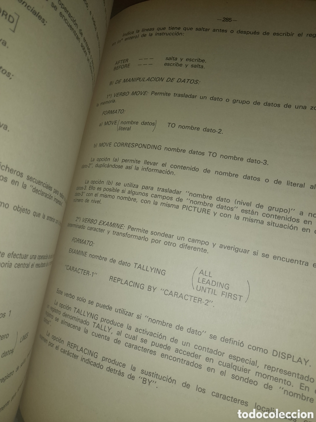 Libros de segunda mano: LIBRO EJERCICIOS TENFOR DIVISION INFORMATICA PROGRAMADOR LENGUAJE COBOL UNICO ? 1980 - Foto 6