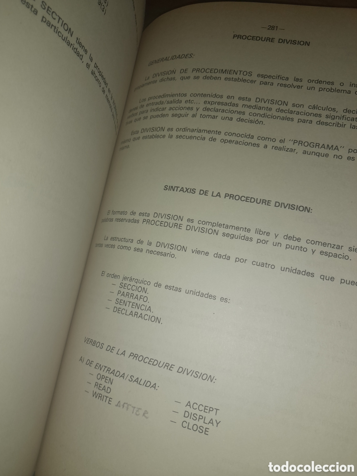 Libros de segunda mano: LIBRO EJERCICIOS TENFOR DIVISION INFORMATICA PROGRAMADOR LENGUAJE COBOL UNICO ? 1980 - Foto 7