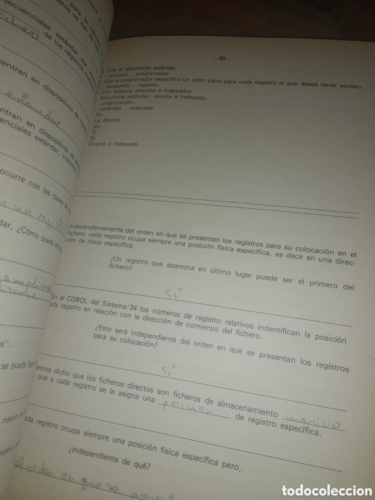 Libros de segunda mano: LIBRO EJERCICIOS TENFOR DIVISION INFORMATICA PROGRAMADOR LENGUAJE COBOL UNICO ? 1980 - Foto 17