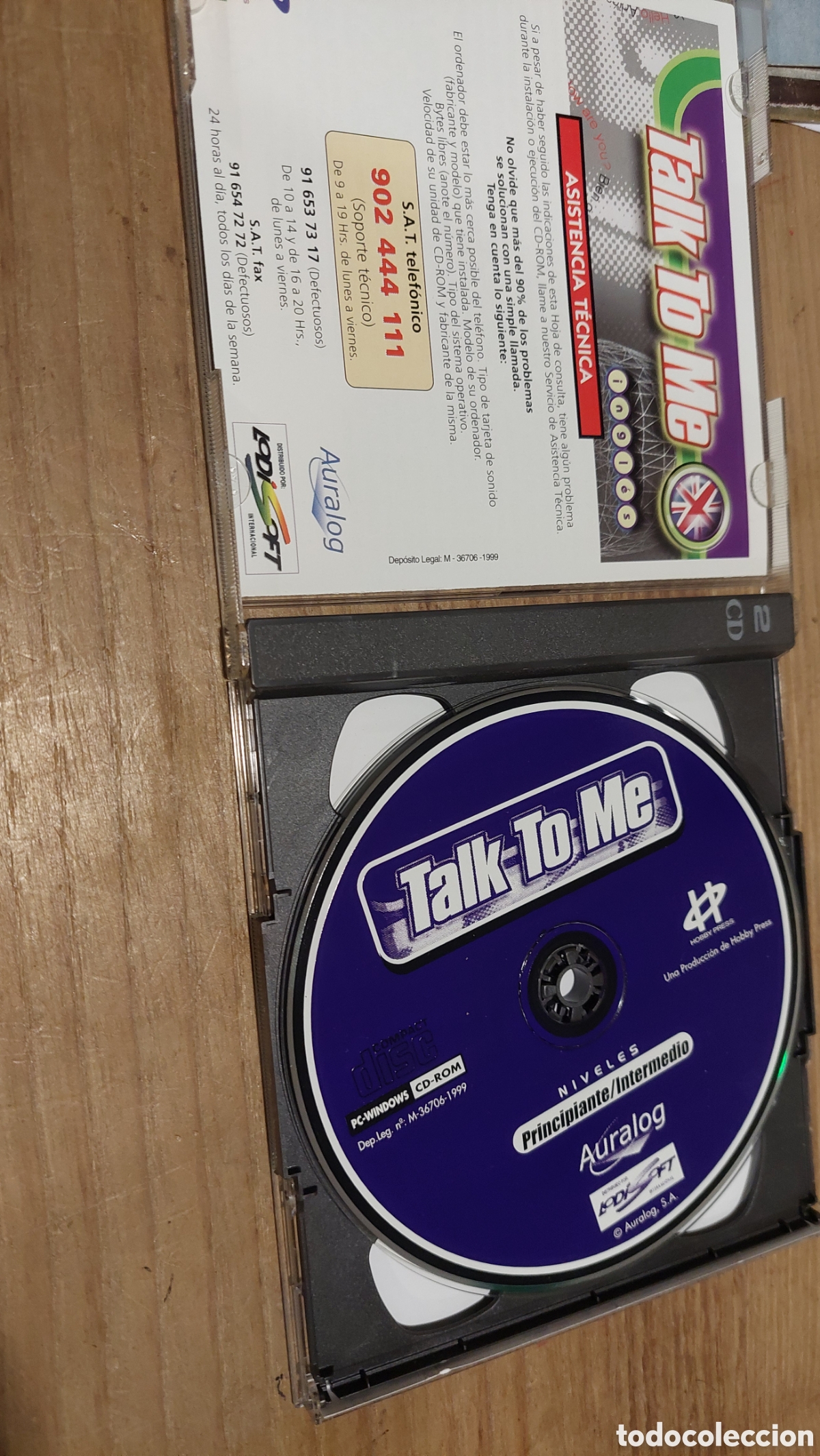 Libros de segunda mano: 2 CDs rom ingl&eacute;s talk to me - Foto 3