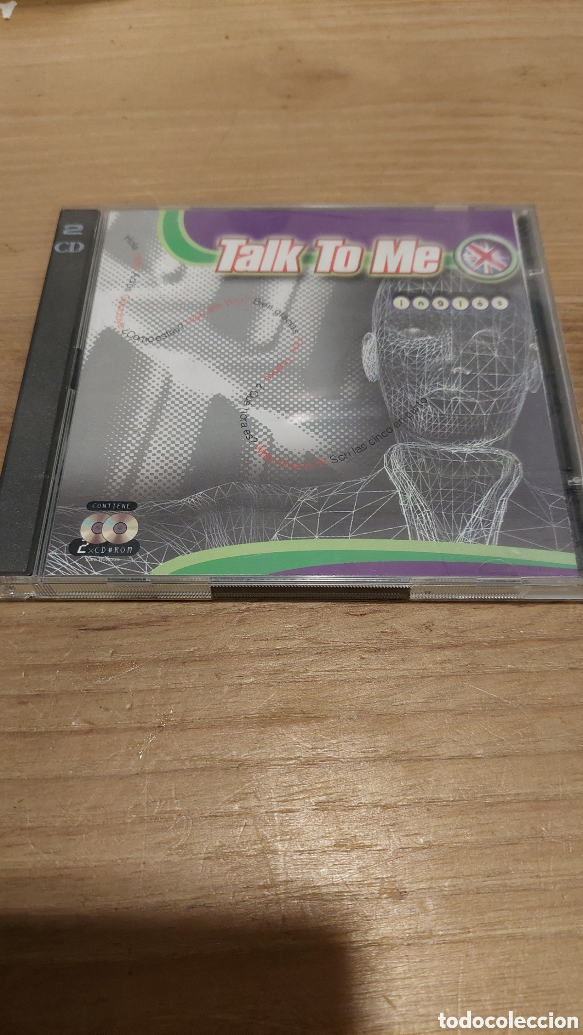 Libros de segunda mano: 2 CDs rom ingl&eacute;s talk to me - Foto 1