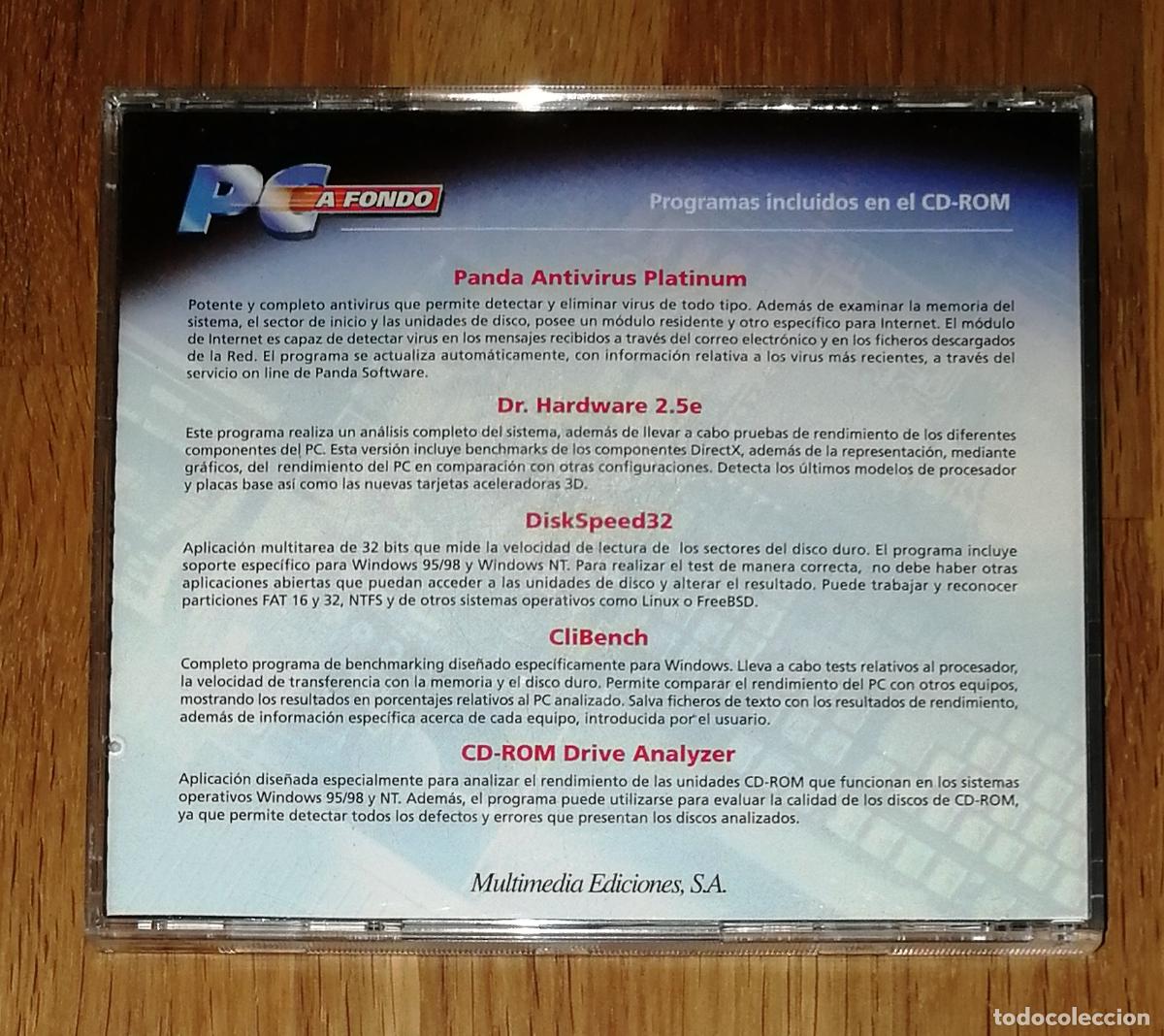 Libros de segunda mano: CD-ROM. PANDA ANTIVIRUS PLATINUM (PC a Fondo ; 3). - Multimedia Ediciones, 1998 - Foto 3