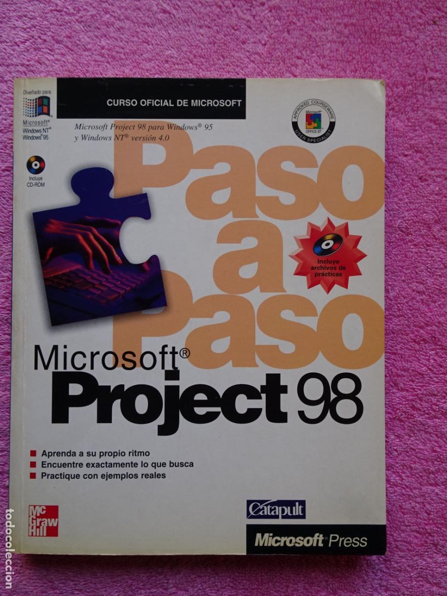 Libros de segunda mano: microsoft project 98 paso a paso libro con cd-rom McGraw Hill 2000 - Foto 2