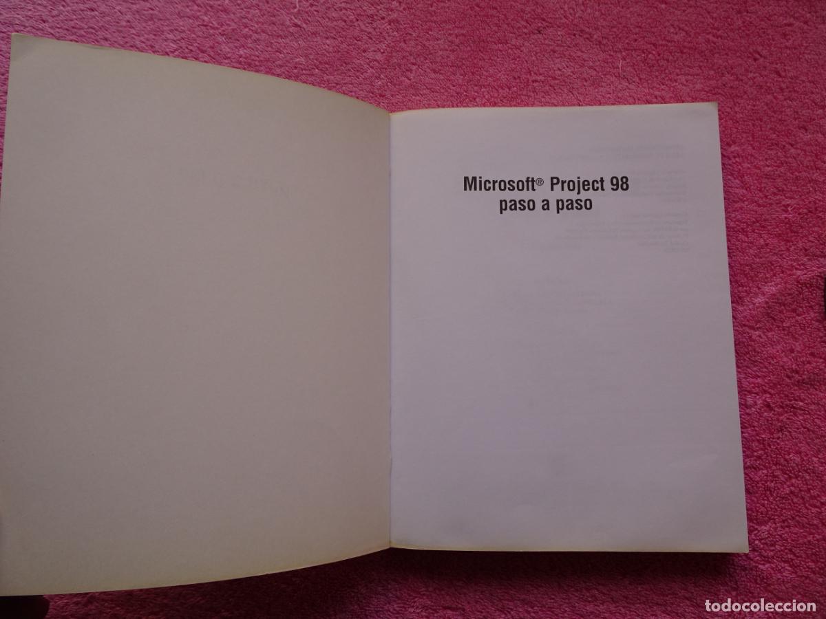 Libros de segunda mano: microsoft project 98 paso a paso libro con cd-rom McGraw Hill 2000 - Foto 3