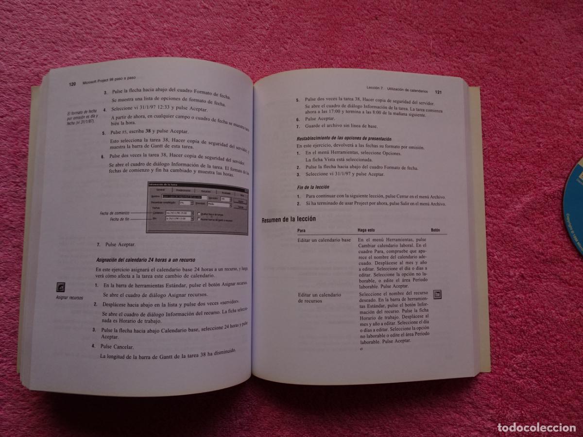 Libros de segunda mano: microsoft project 98 paso a paso libro con cd-rom McGraw Hill 2000 - Foto 13
