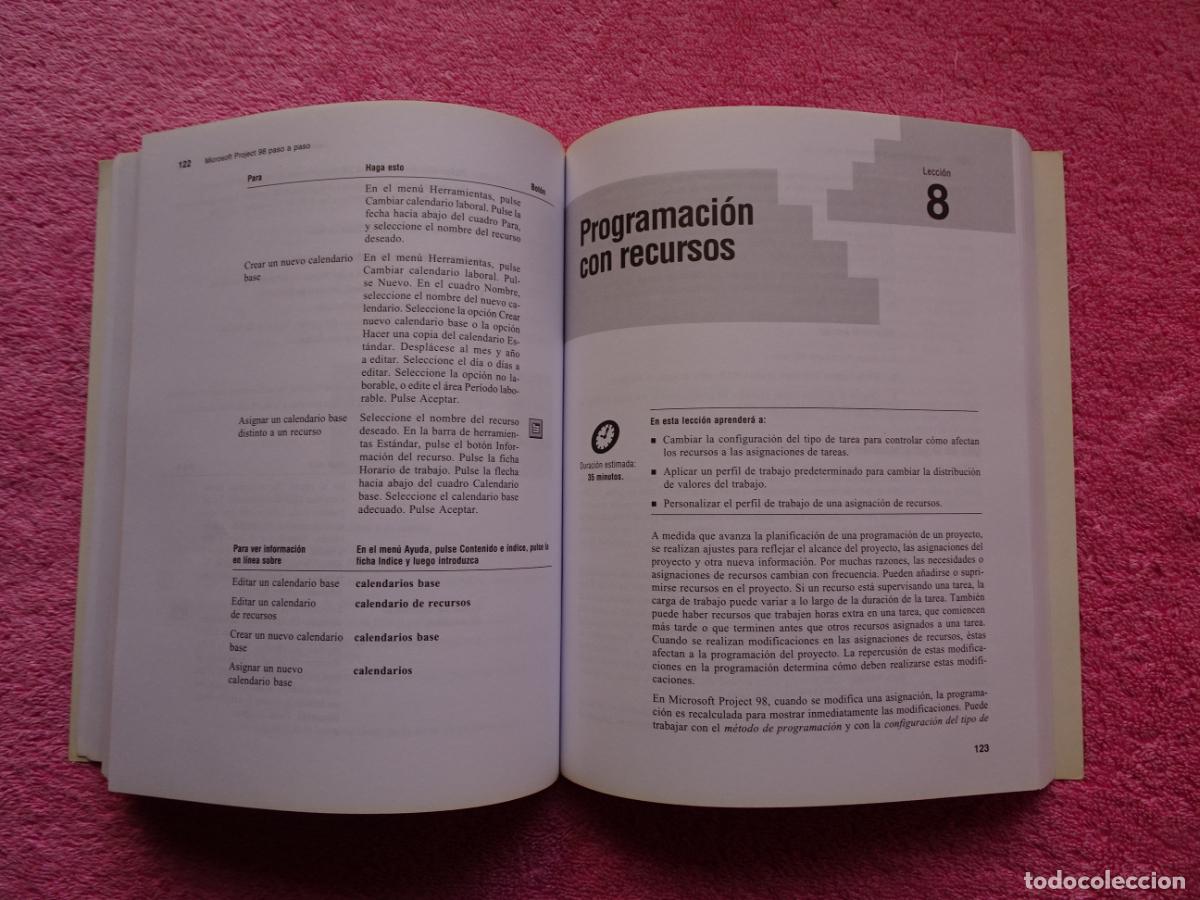 Libros de segunda mano: microsoft project 98 paso a paso libro con cd-rom McGraw Hill 2000 - Foto 14