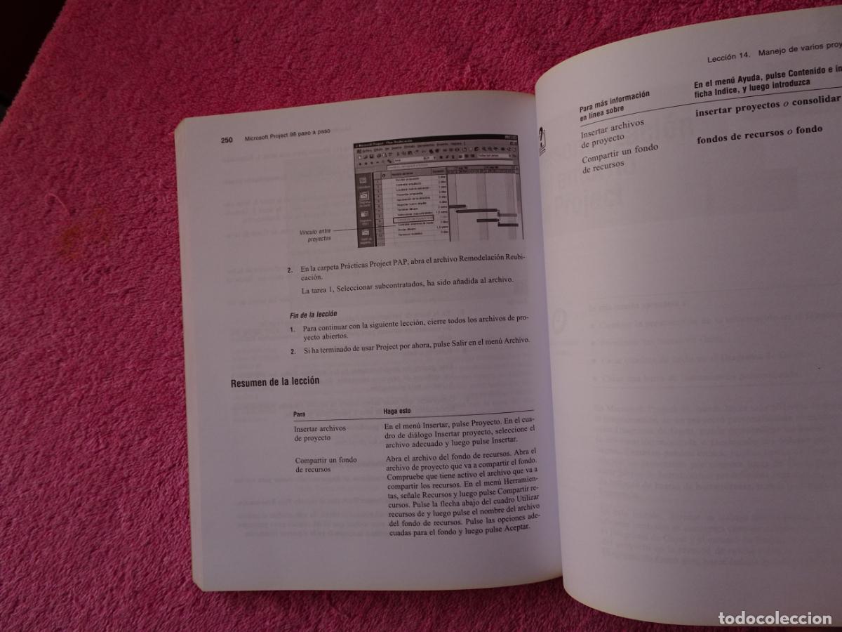 Libros de segunda mano: microsoft project 98 paso a paso libro con cd-rom McGraw Hill 2000 - Foto 17