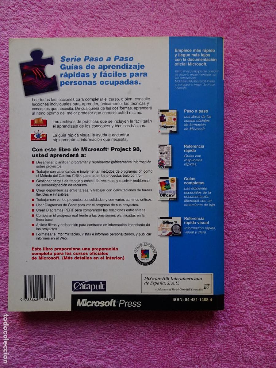 Libros de segunda mano: microsoft project 98 paso a paso libro con cd-rom McGraw Hill 2000 - Foto 19