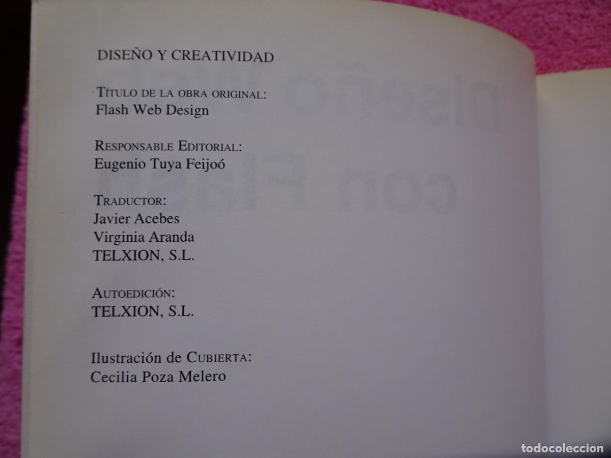 Libros de segunda mano: dise&ntilde;o web con flash 2000 hillman curtis editorial anaya contiene cd - Foto 3