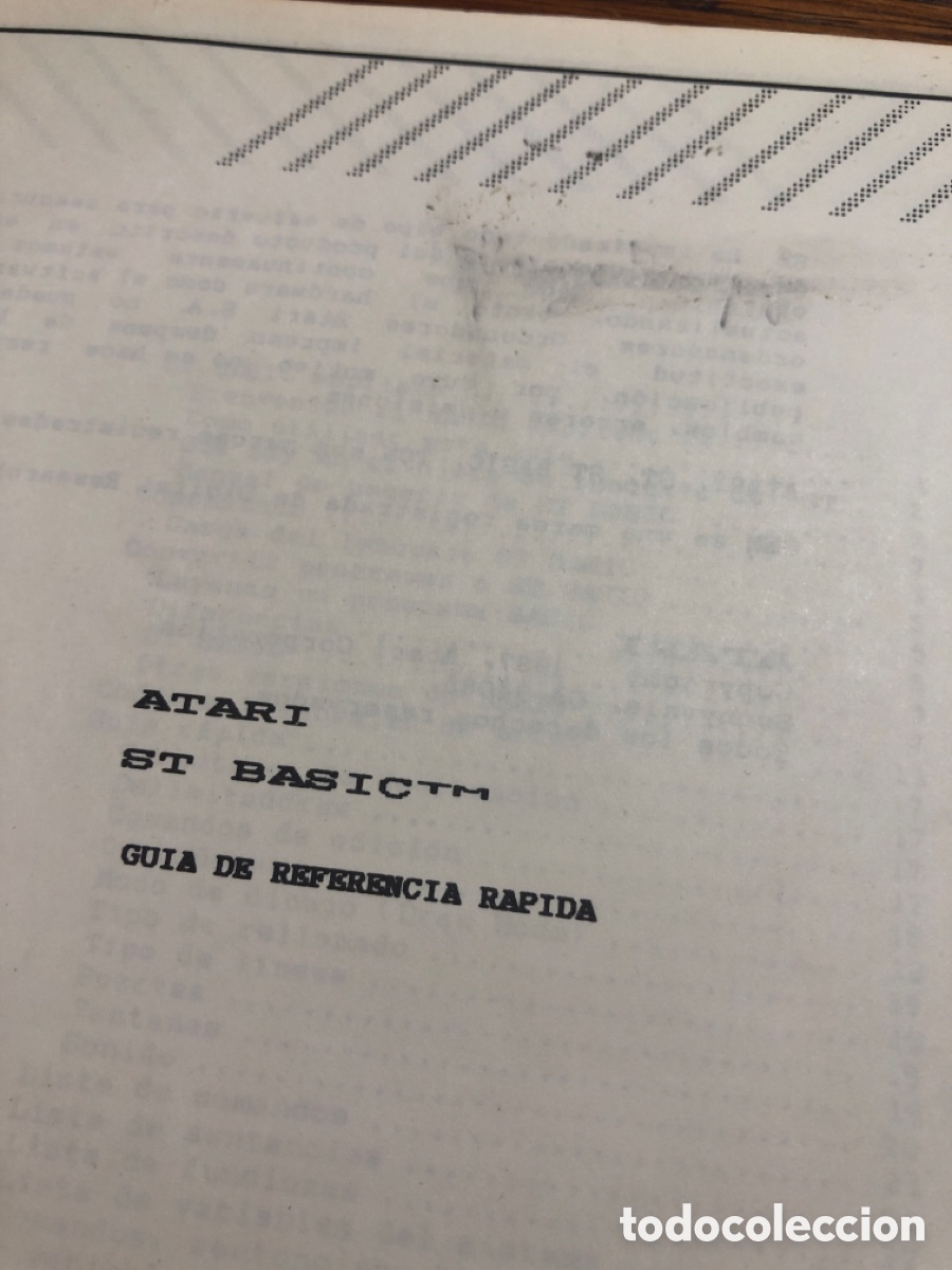 Libros de segunda mano: Gu&iacute;a de referencia b&aacute;sica del Ordenador ATARI ST BASIC - Foto 4
