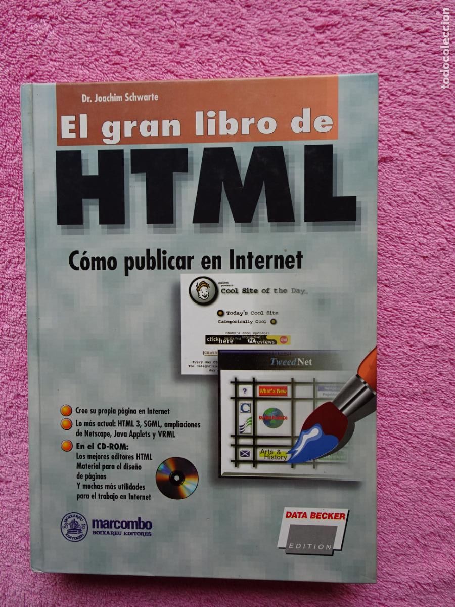 Libros de segunda mano: el gran libro de html como publicar en interneteditorial marcombo 1996 edici&oacute;n 1&ordf; joachim schwarte - Foto 2