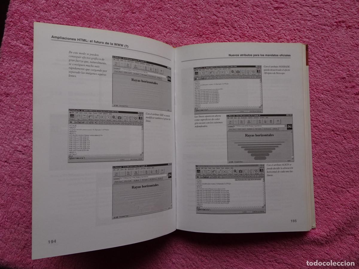 Libros de segunda mano: el gran libro de html como publicar en interneteditorial marcombo 1996 edici&oacute;n 1&ordf; joachim schwarte - Foto 10