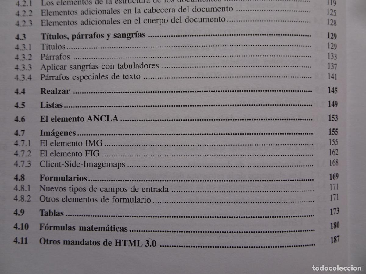 Libros de segunda mano: el gran libro de html como publicar en interneteditorial marcombo 1996 edici&oacute;n 1&ordf; joachim schwarte - Foto 22