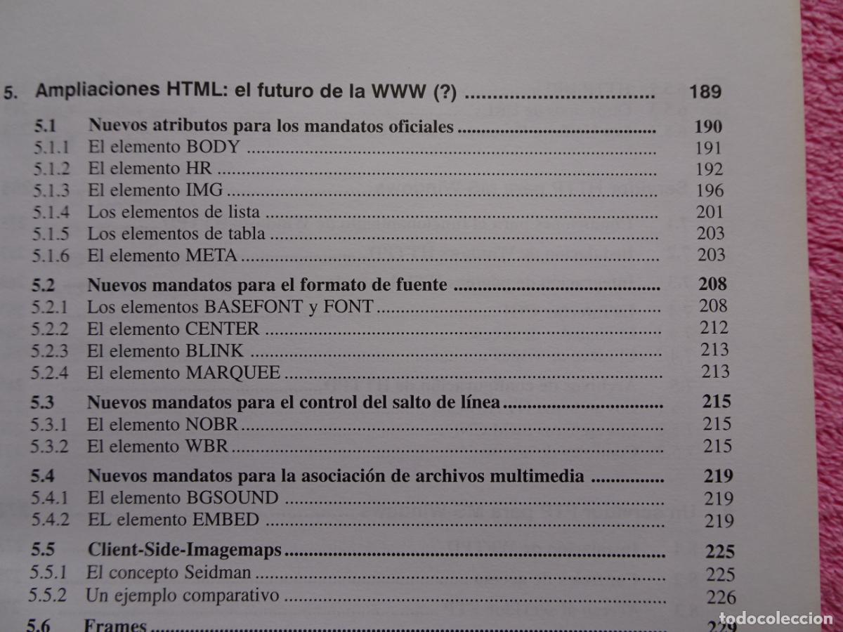 Libros de segunda mano: el gran libro de html como publicar en interneteditorial marcombo 1996 edici&oacute;n 1&ordf; joachim schwarte - Foto 23