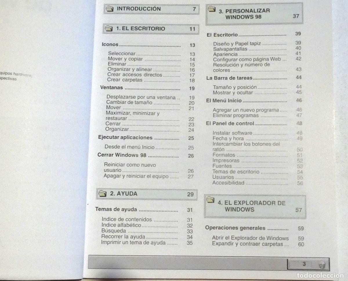 Libros de segunda mano: GUIA VISUAL WINDOWS 98 EDITORIAL ANAYA - Foto 3