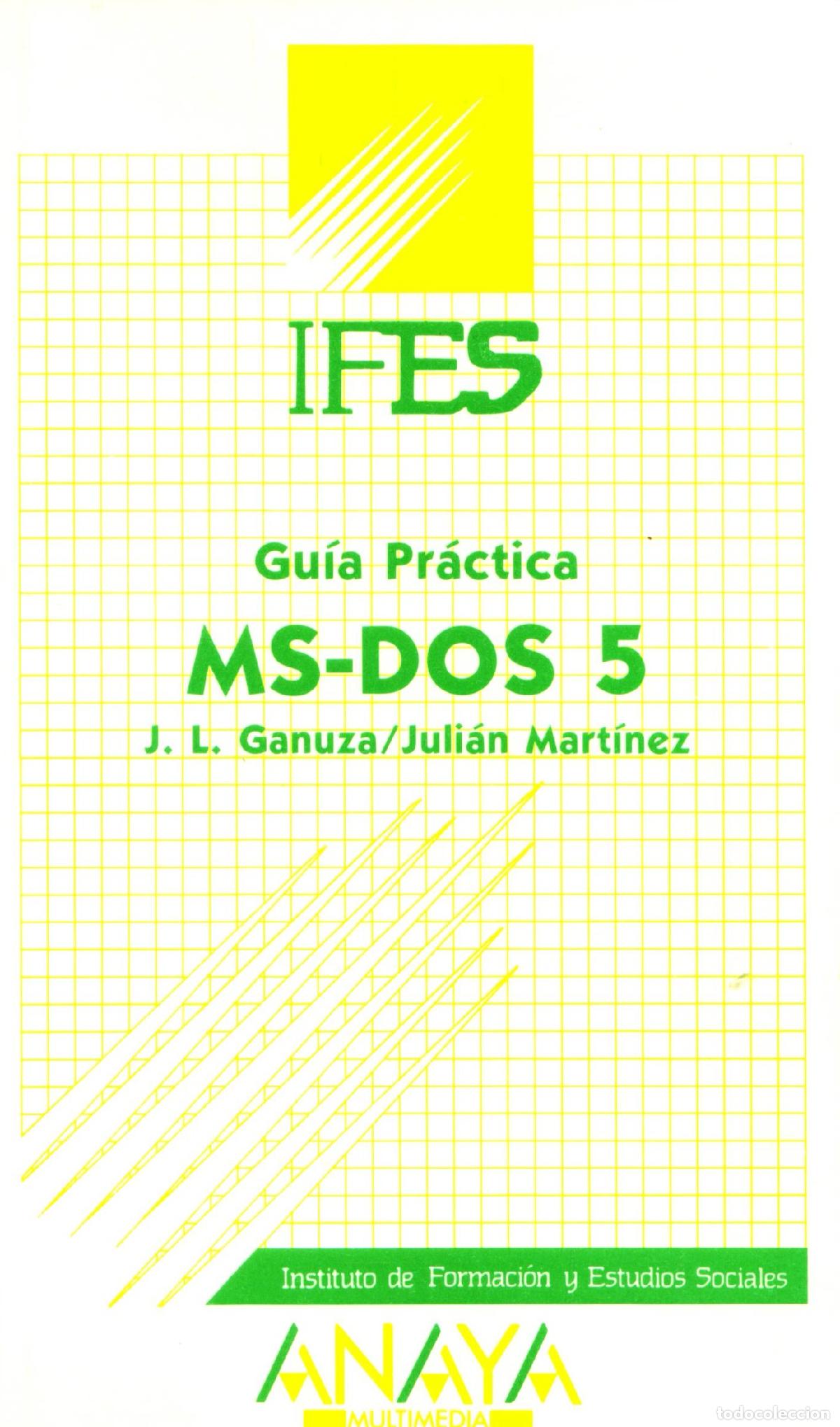 Libros de segunda mano: Guia practica MS-DOS 5 - Ganuza, Jose Luis - Foto 1