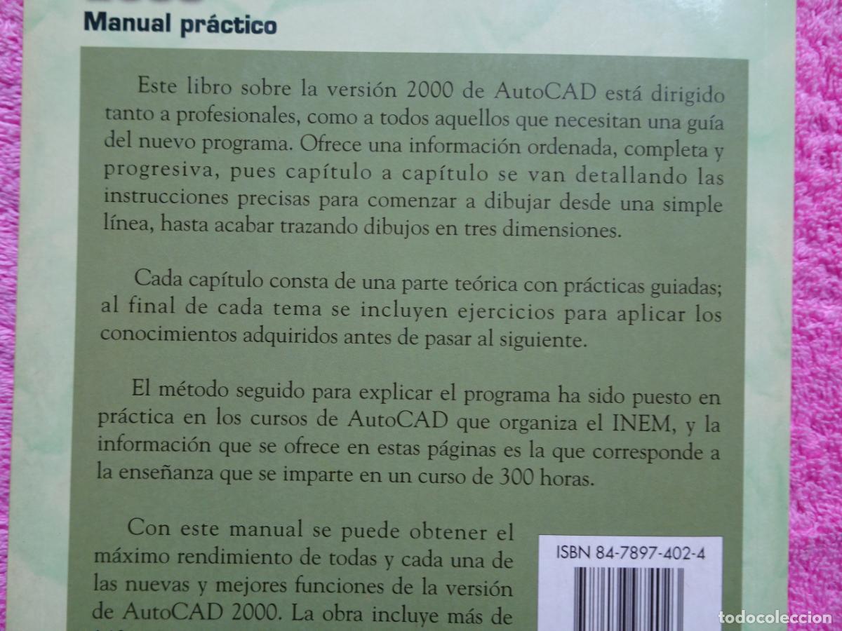 Libros de segunda mano: autocad 2000 manual practico castell cebolla editorial ra-ma 2000 1&ordf; edici&oacute;n - Foto 10